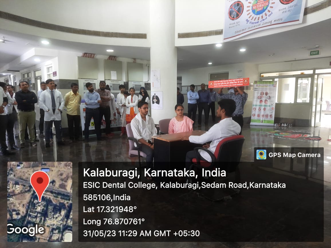 World NO Tobacco day on 31st May 2023