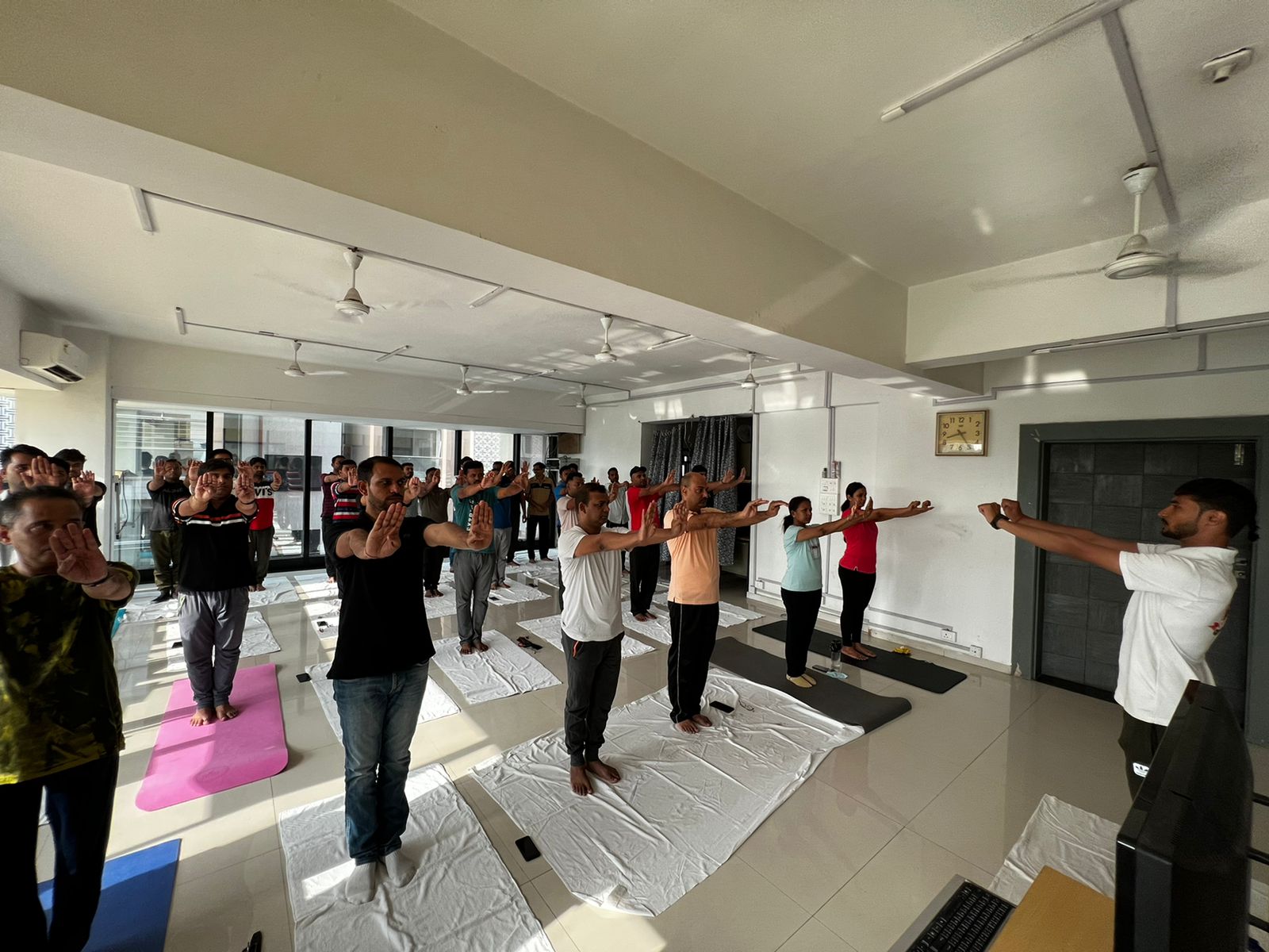 Yoga Fortnight celebration at SRO Surat